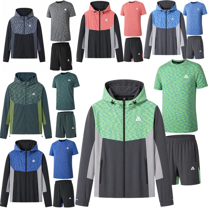 Men's Hooded Outfit Set