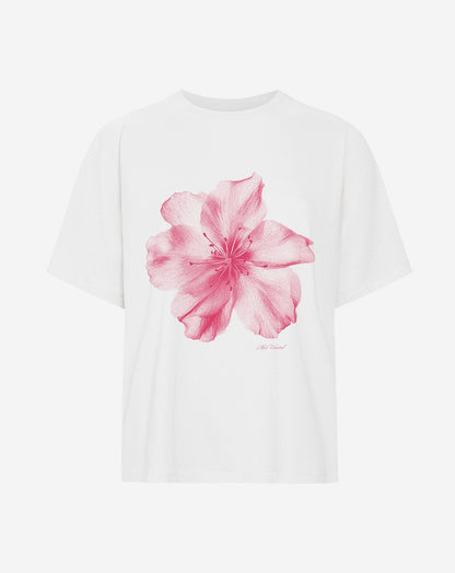 FLOWER OVERSIZED TEE CREAM